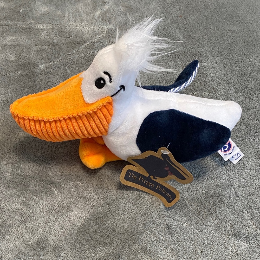 Plush Toy - Orange and White